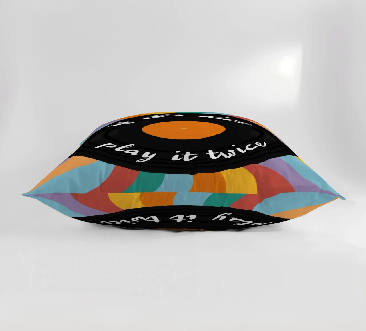 LP - Vinyl - Schallplatte - If it's nice play it twice cuscino da pierosvisuals