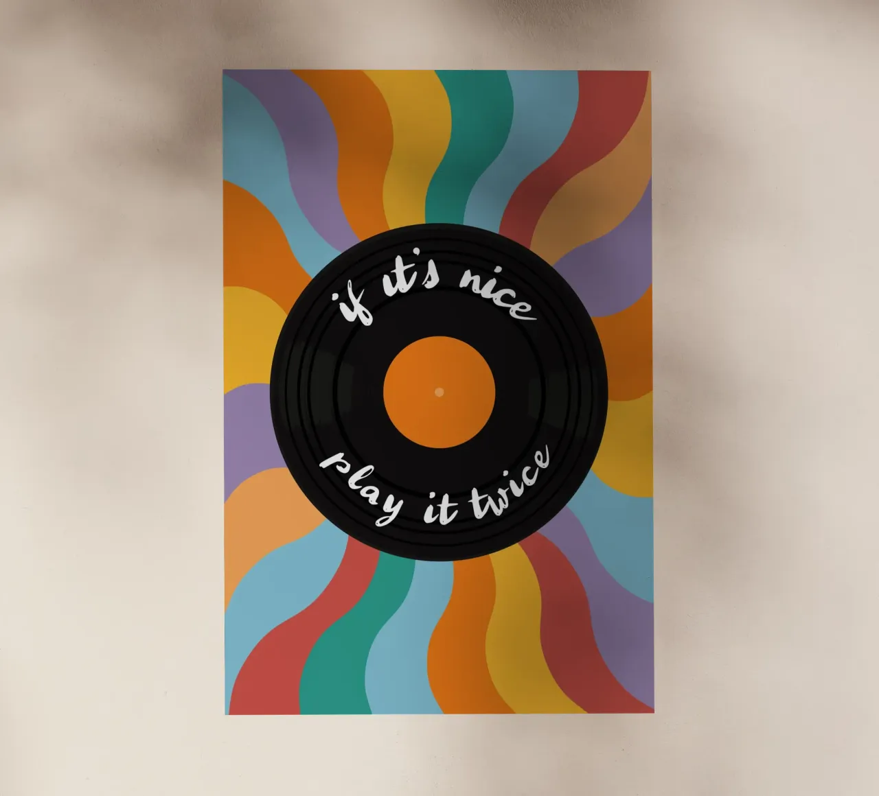 LP - Vinyl - Schallplatte - If it's nice play it twice pellicola backlit da pierosvisuals