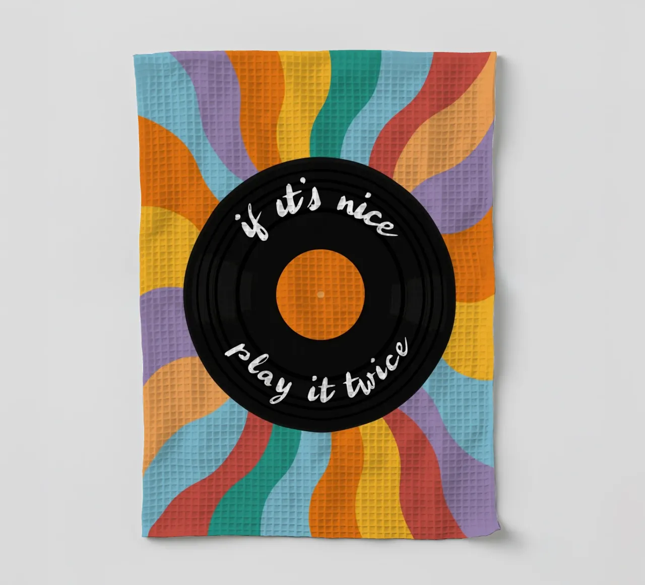 LP - Vinyl - Schallplatte - If it's nice play it twice canovaccio da cucina da pierosvisuals
