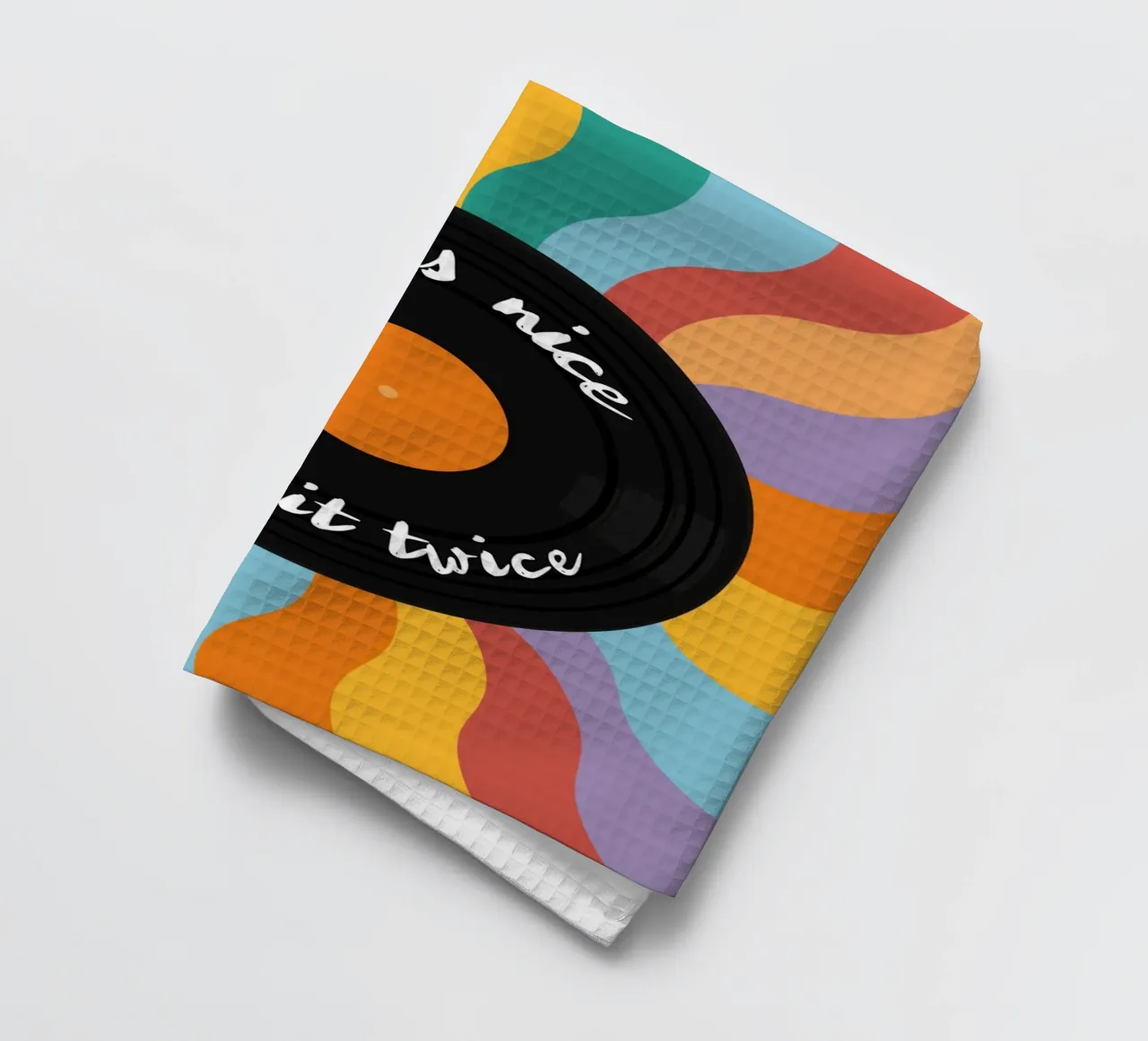 LP - Vinyl - Schallplatte - If it's nice play it twice canovaccio da cucina da pierosvisuals