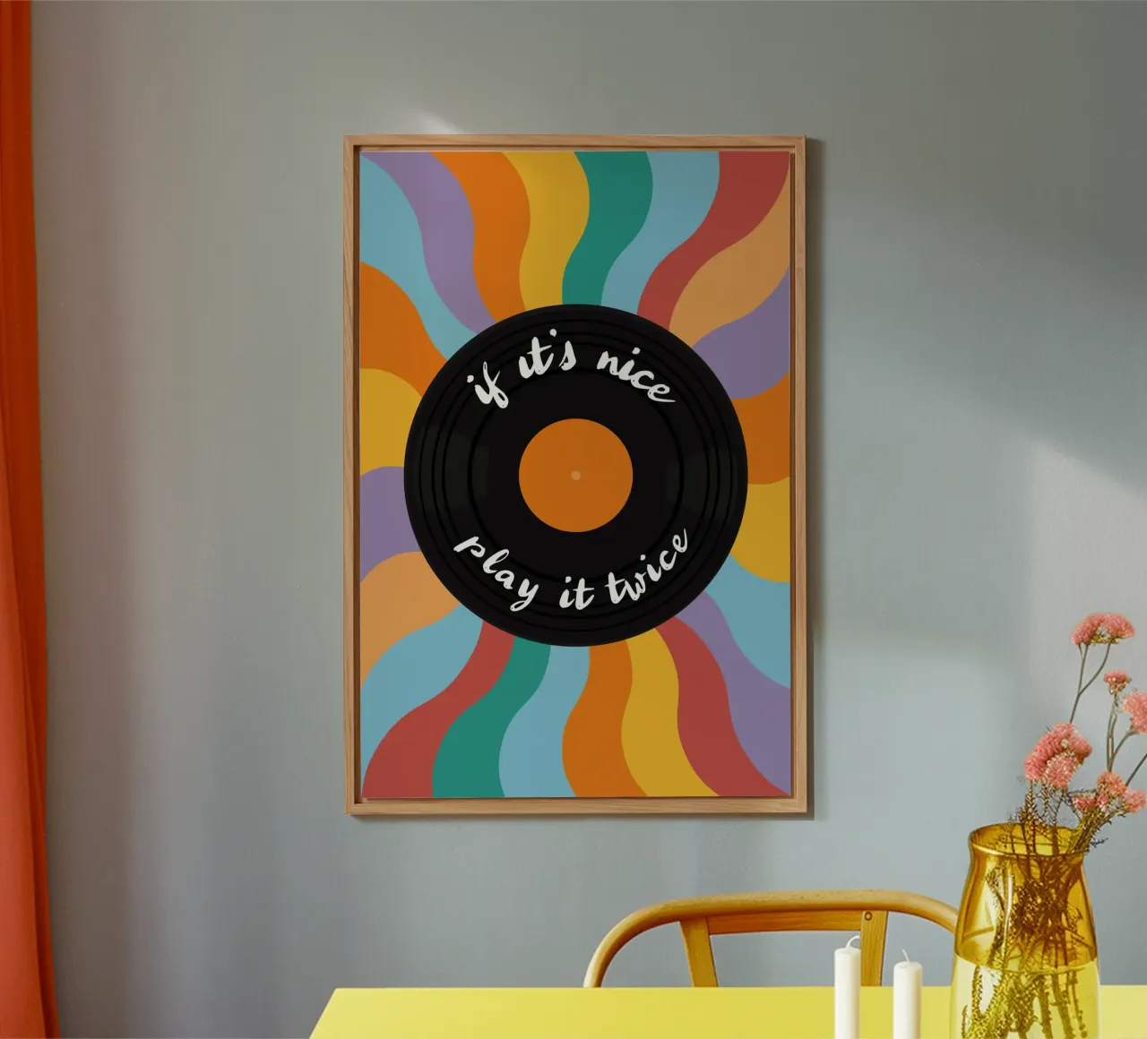 LP - Vinyl - Schallplatte - If it's nice play it twice alluminio dibond da pierosvisuals
