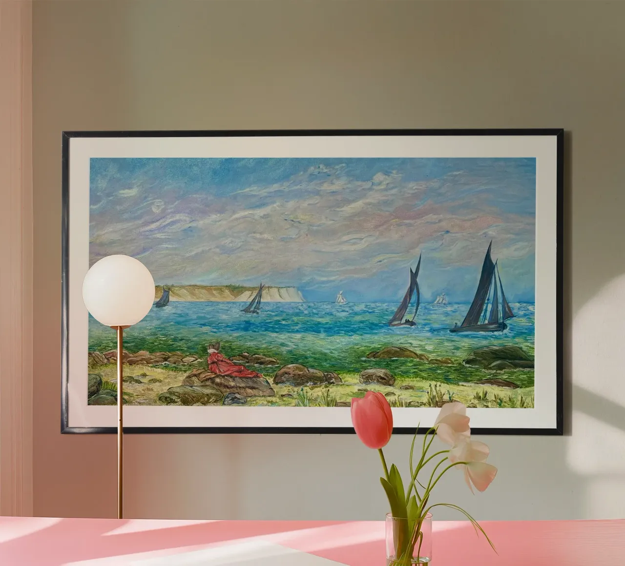 Kreidefelsen von Rügen poster da Kunst.der.Amelie