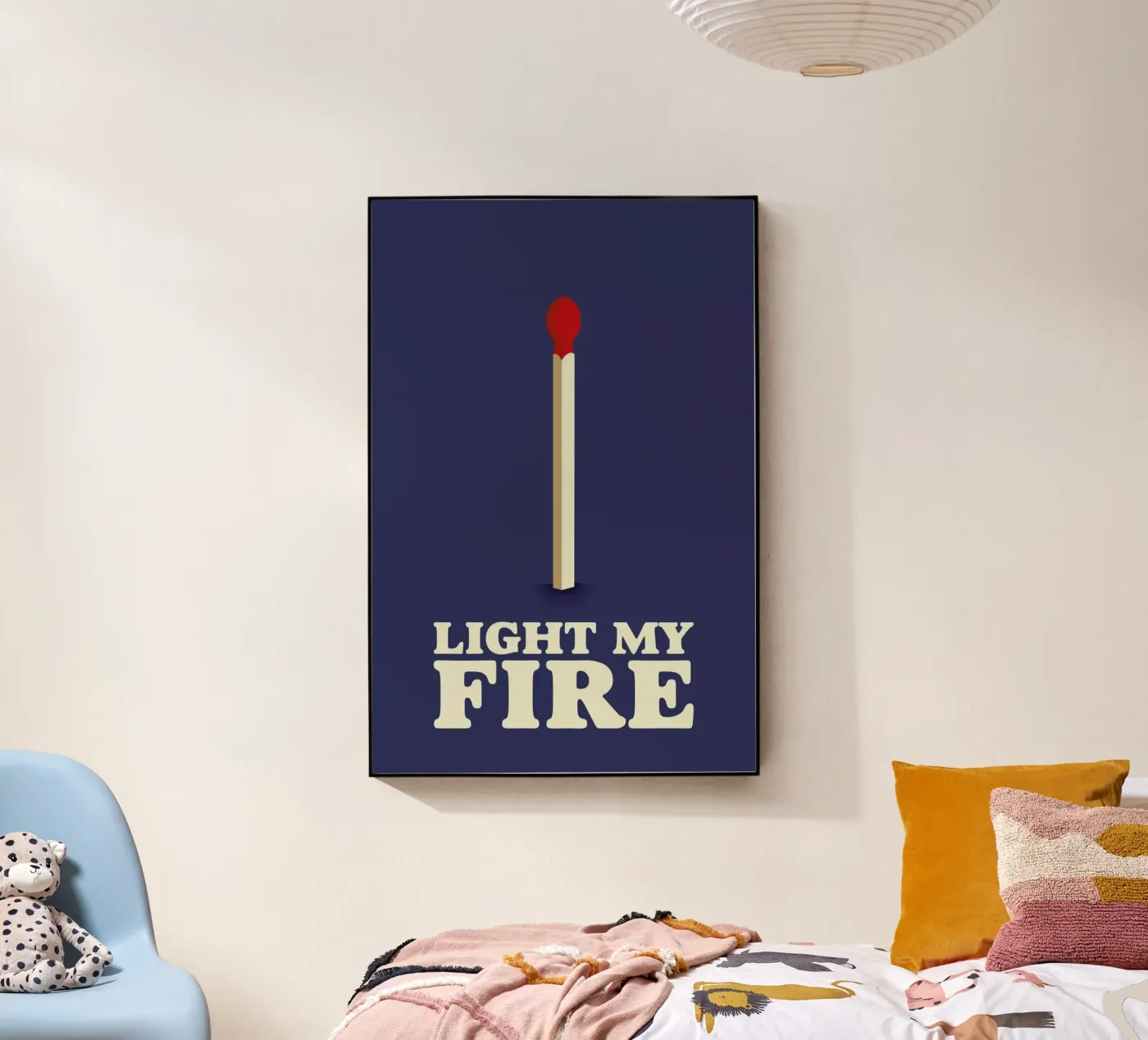 Light My Fire Acryl-Glas von Rahma Projekt