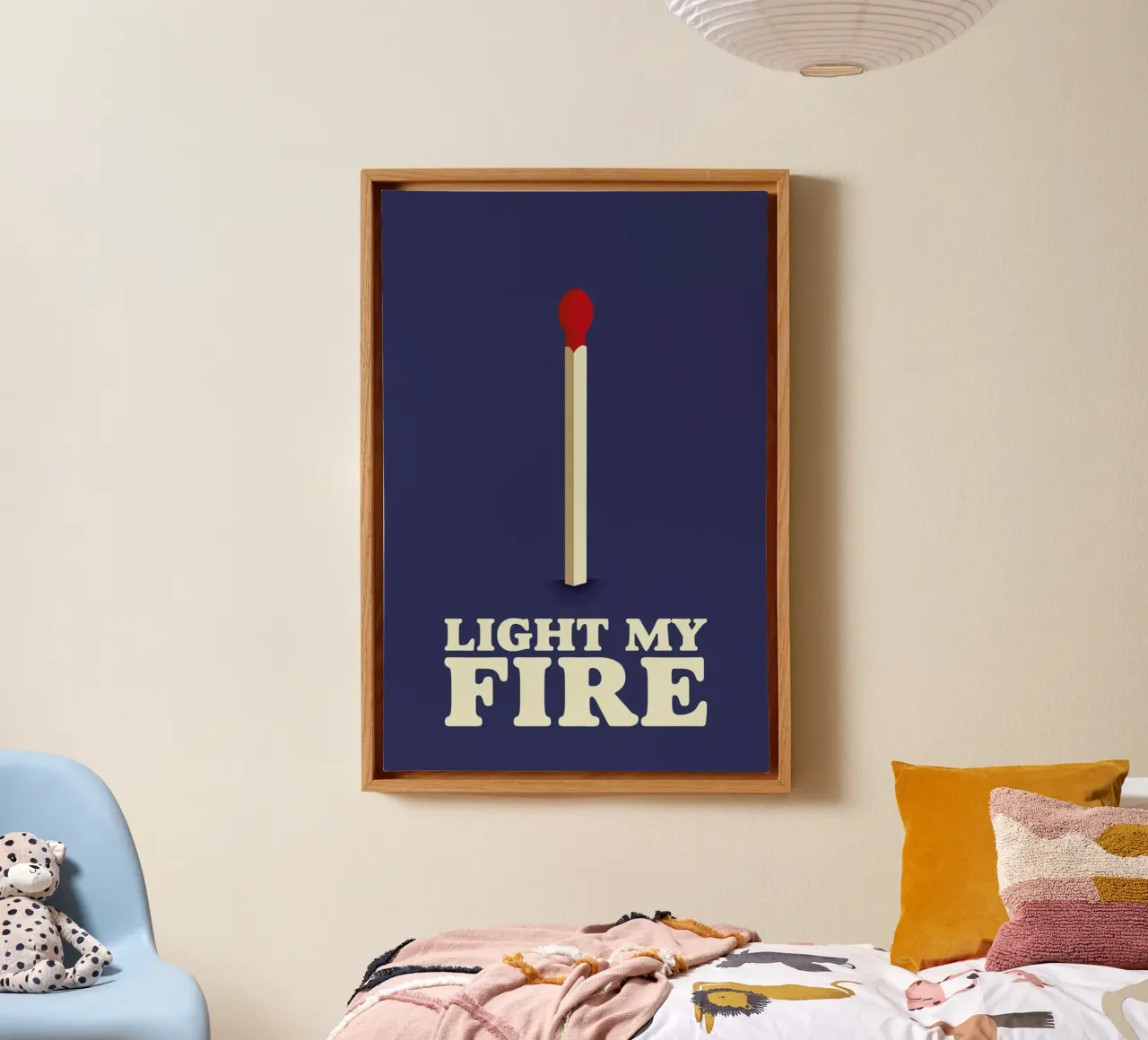 Light My Fire tela con Cornice a cassetta da Rahma Projekt