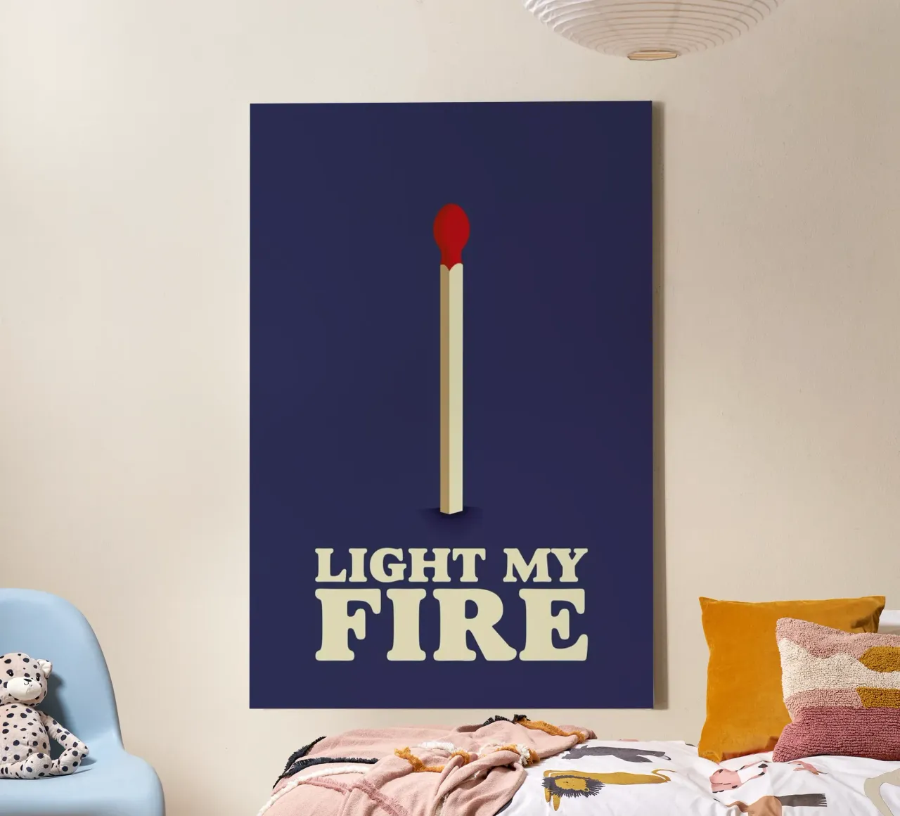 Light My Fire tela con Cornice a cassetta da Rahma Projekt