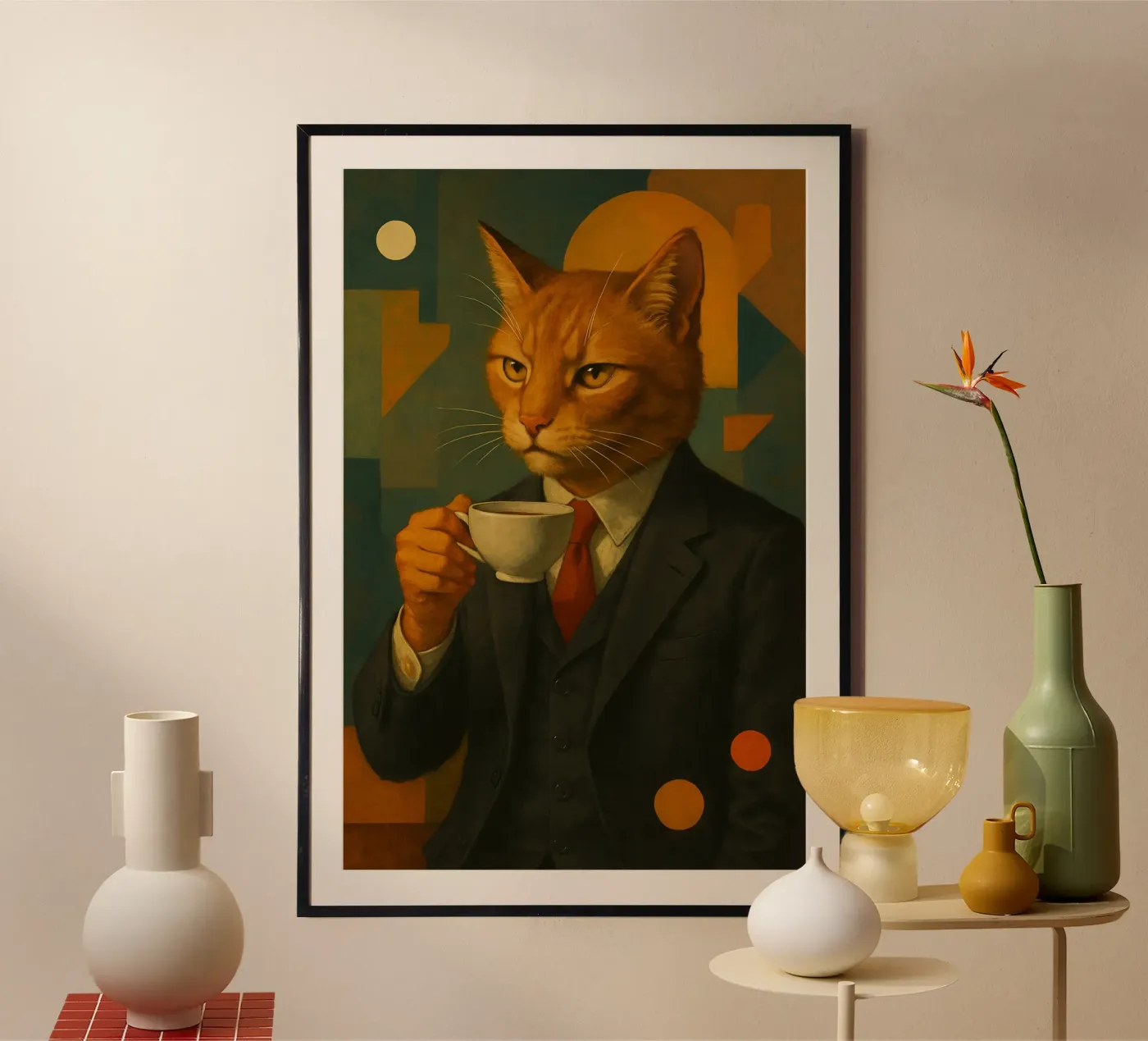 Coffee poster van Elegant Absurdism