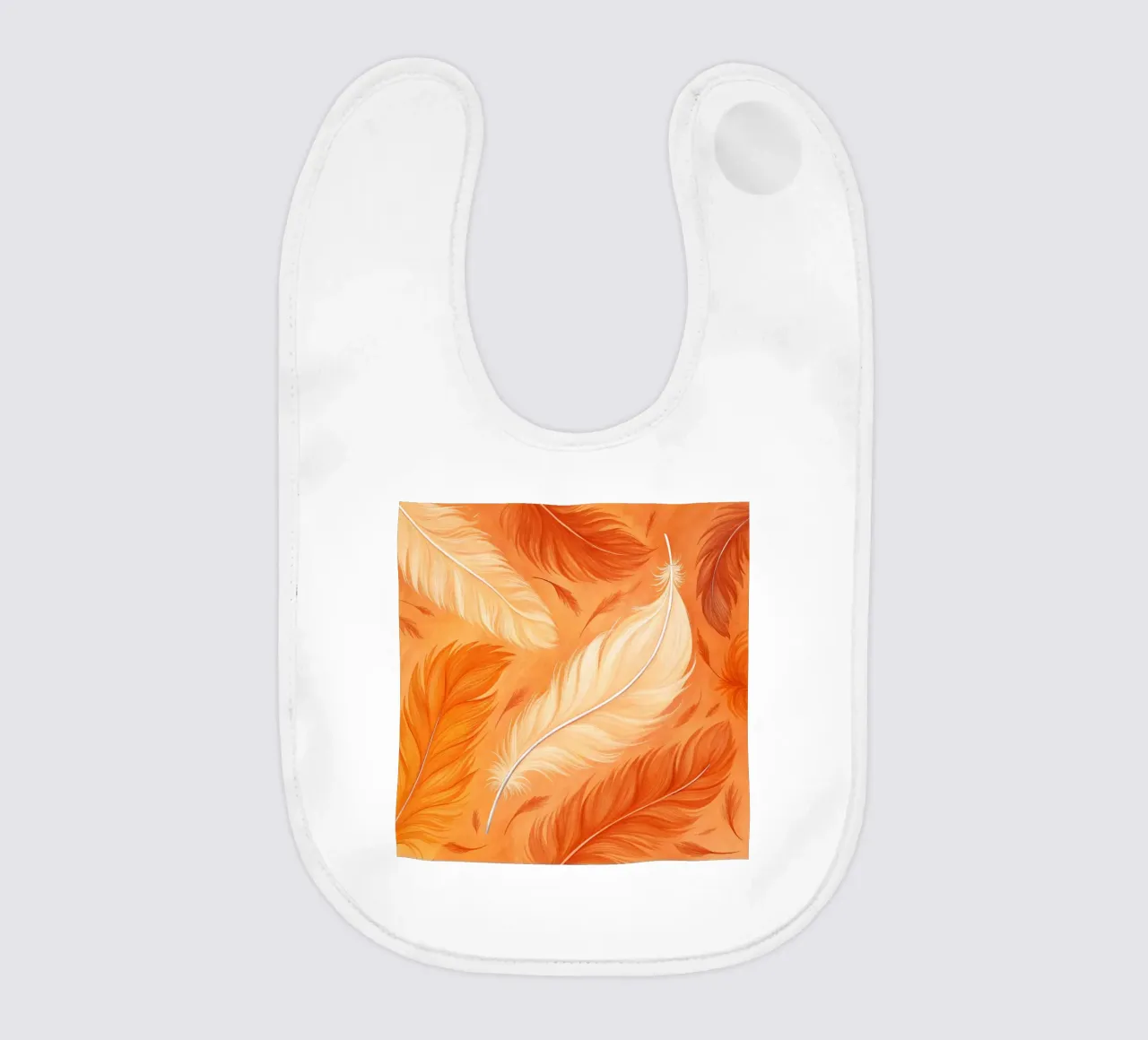 Volo d'autunno etereo: Una sinfonia di piume in un ambiente baciato dal sole bavaglino da Artistic-shop