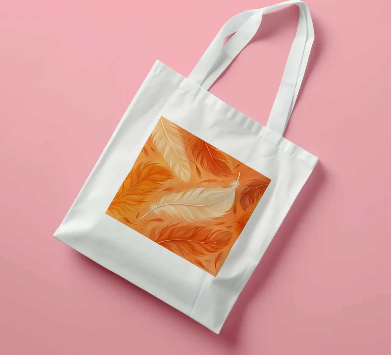 Volo d'autunno etereo: Una sinfonia di piume in un ambiente baciato dal sole borsa in juta da Artistic-shop