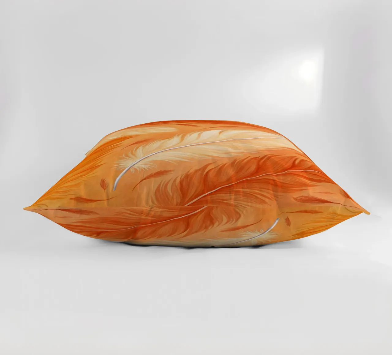 Volo d'autunno etereo: Una sinfonia di piume in un ambiente baciato dal sole cuscino da Artistic-shop