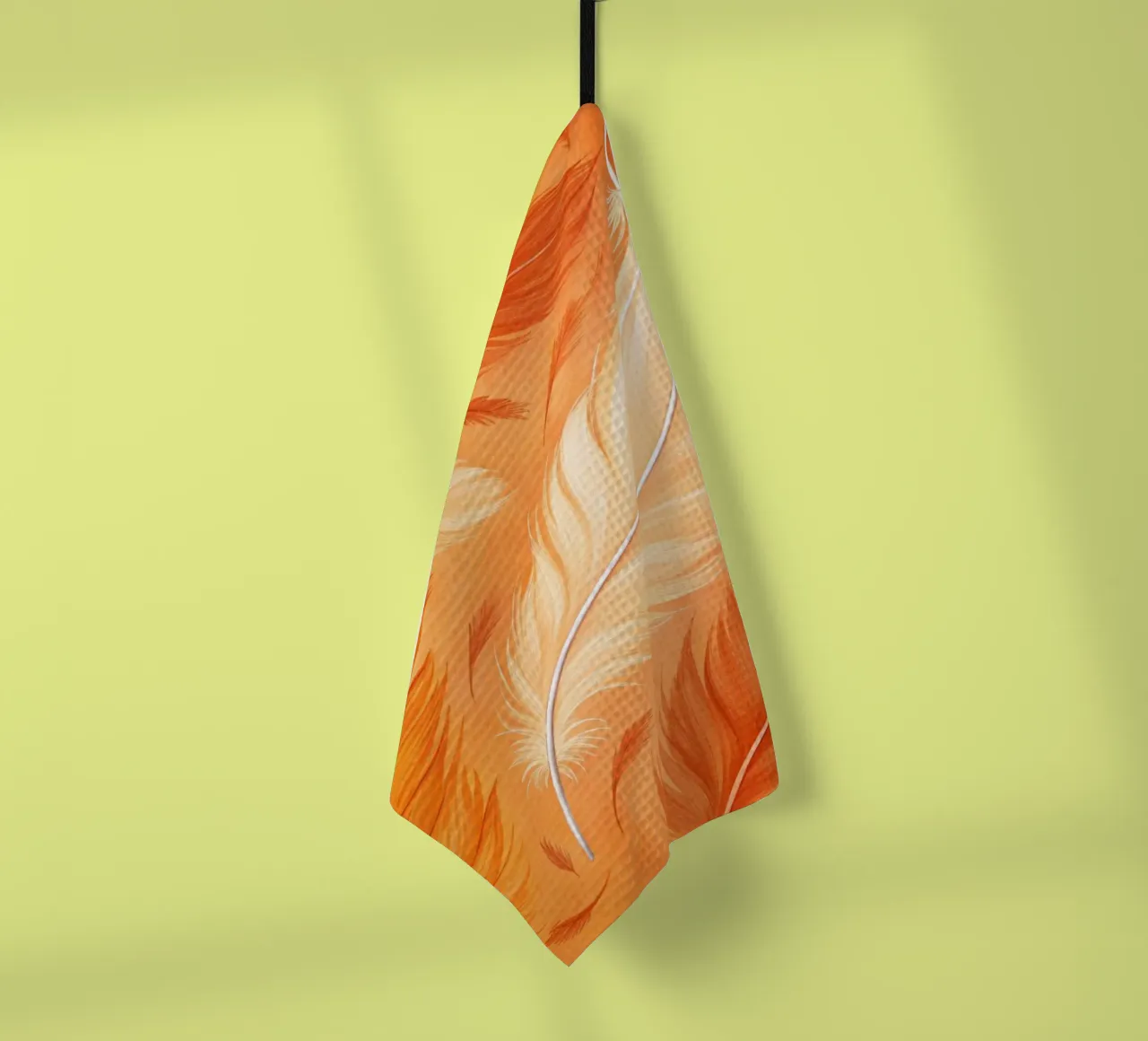 Volo d'autunno etereo: Una sinfonia di piume in un ambiente baciato dal sole canovaccio da cucina da Artistic-shop