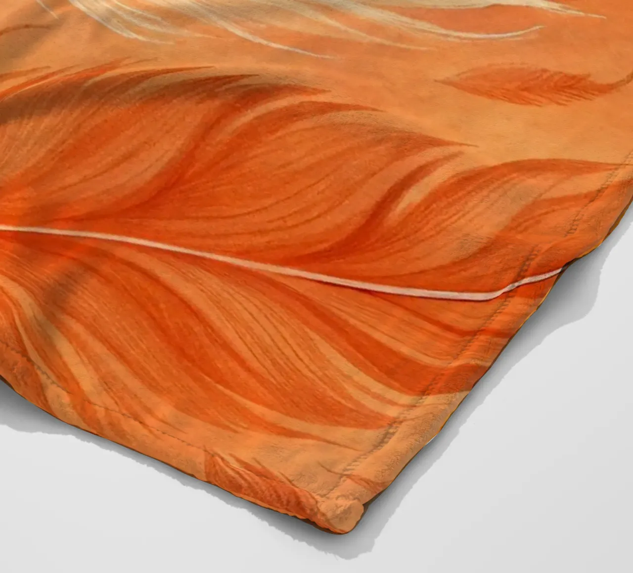 Volo d'autunno etereo: Una sinfonia di piume in un ambiente baciato dal sole coperta in pile da Artistic-shop