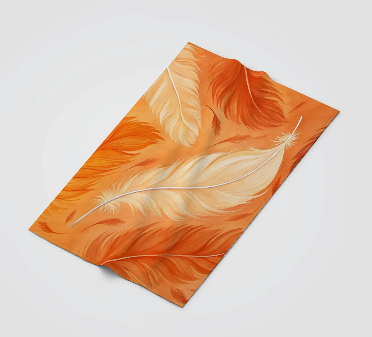 Volo d'autunno etereo: Una sinfonia di piume in un ambiente baciato dal sole coperta in pile da Artistic-shop