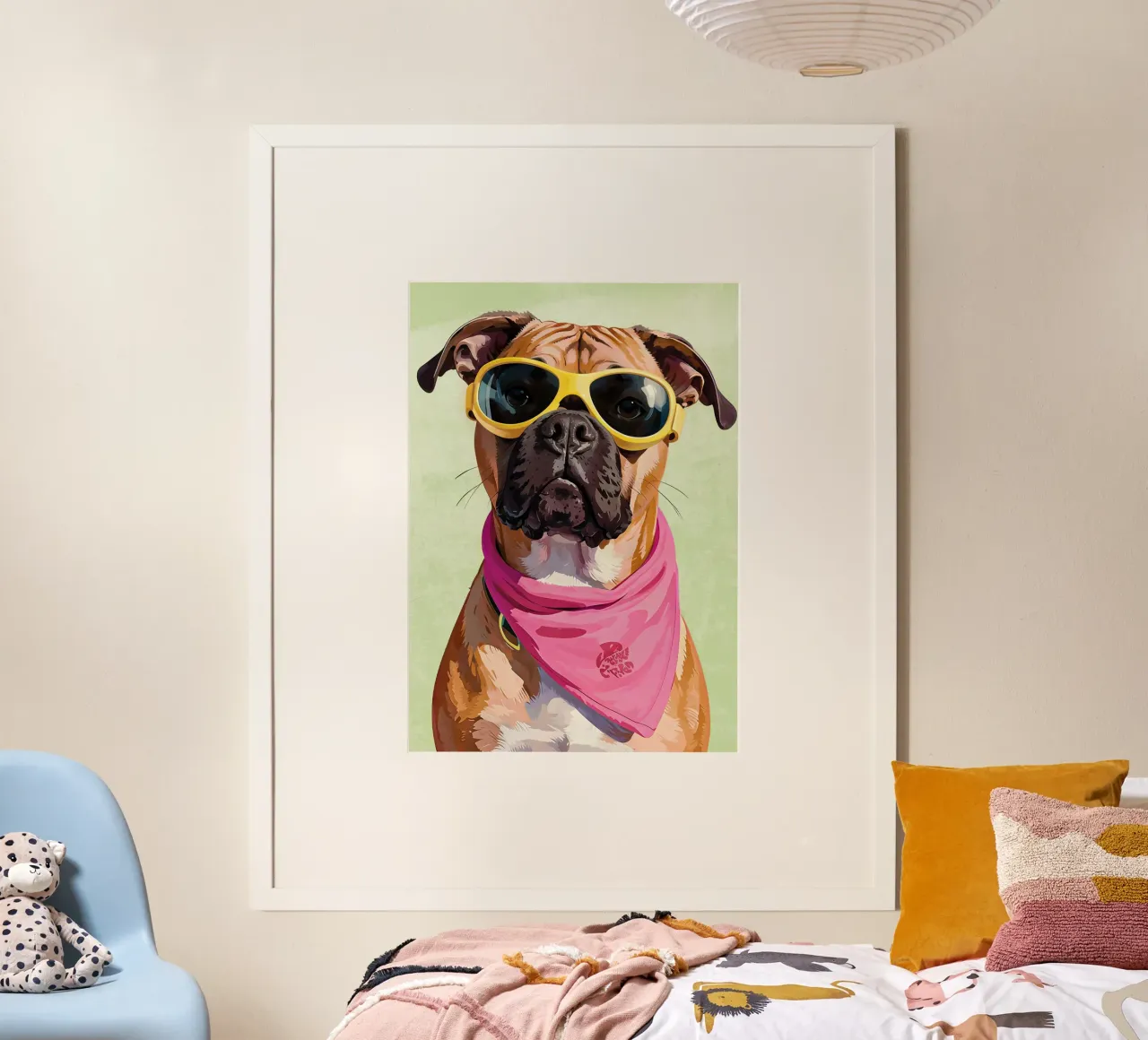 Dog with Sunglasses poster da Attaboy Dsgn