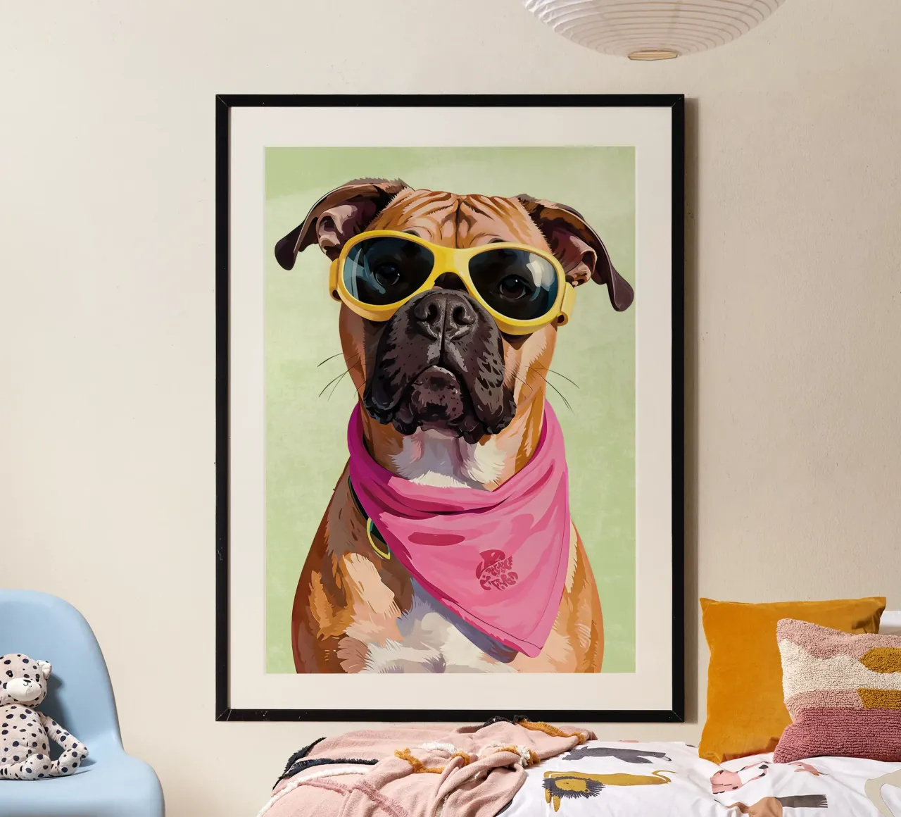 Dog with Sunglasses poster da Attaboy Dsgn