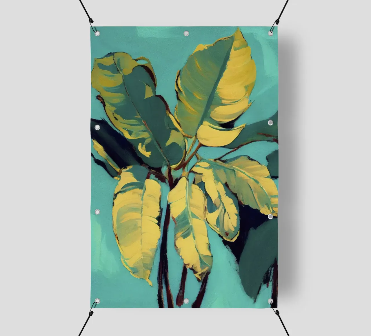 Banana Leafs telo in pvc da treechild