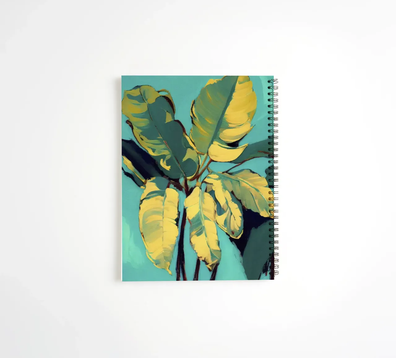 Banana Leafs spiral notebook by treechild