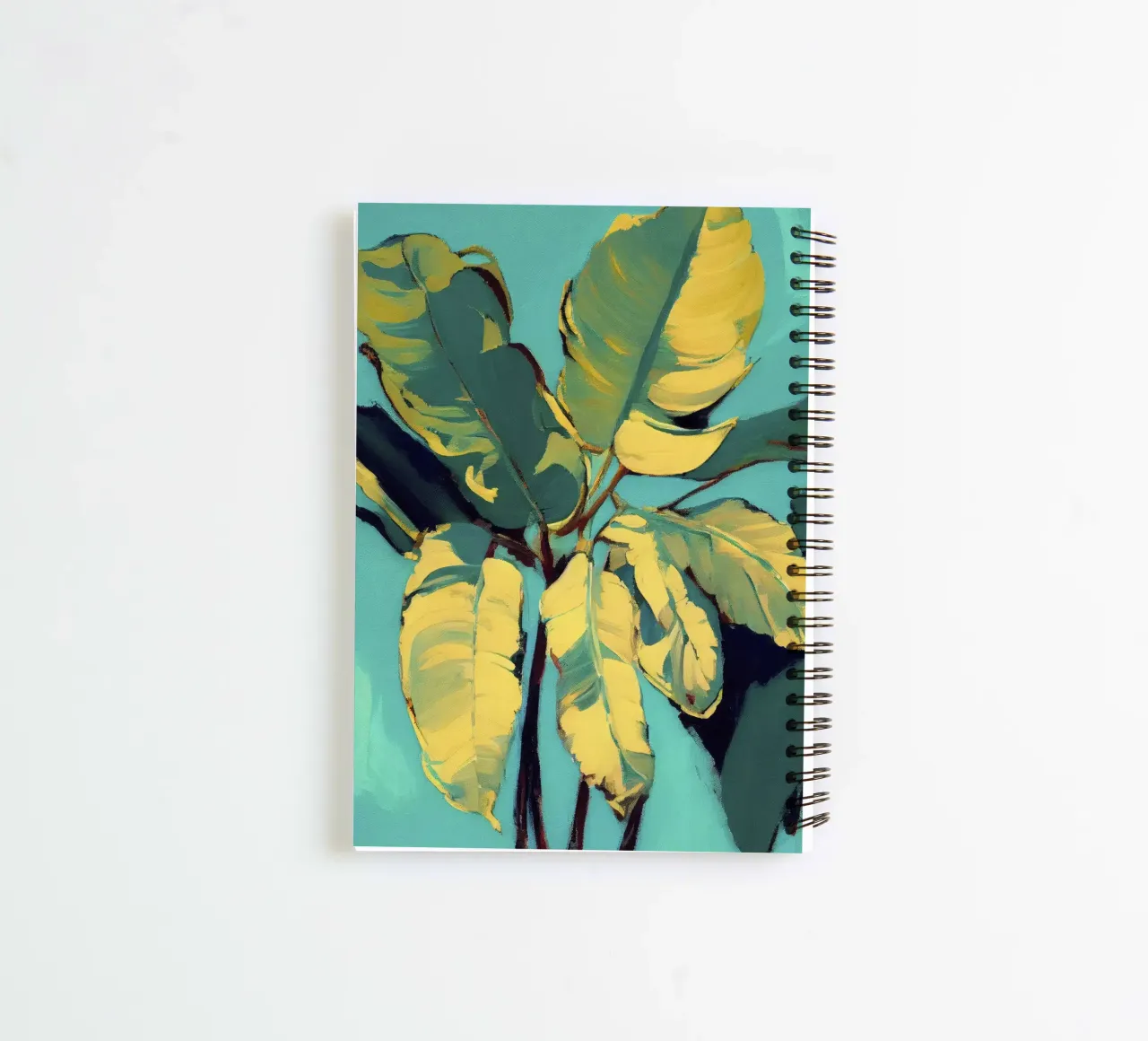 Banana Leafs spiral notebook by treechild