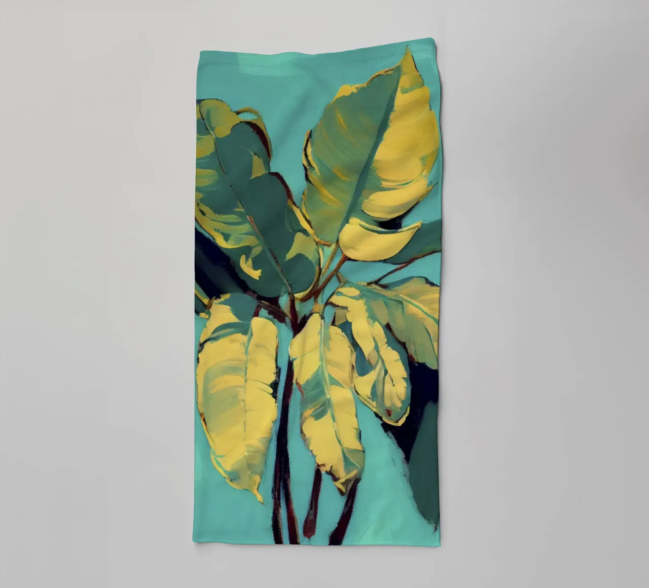 Banana Leafs asciugamano da bagno da treechild