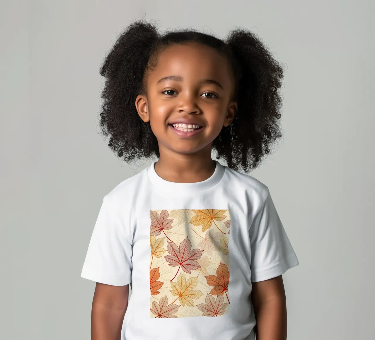 "Stampa digitale del motivo a foglie "Armonia d'autunno t-shirt bambini da Artistic-shop