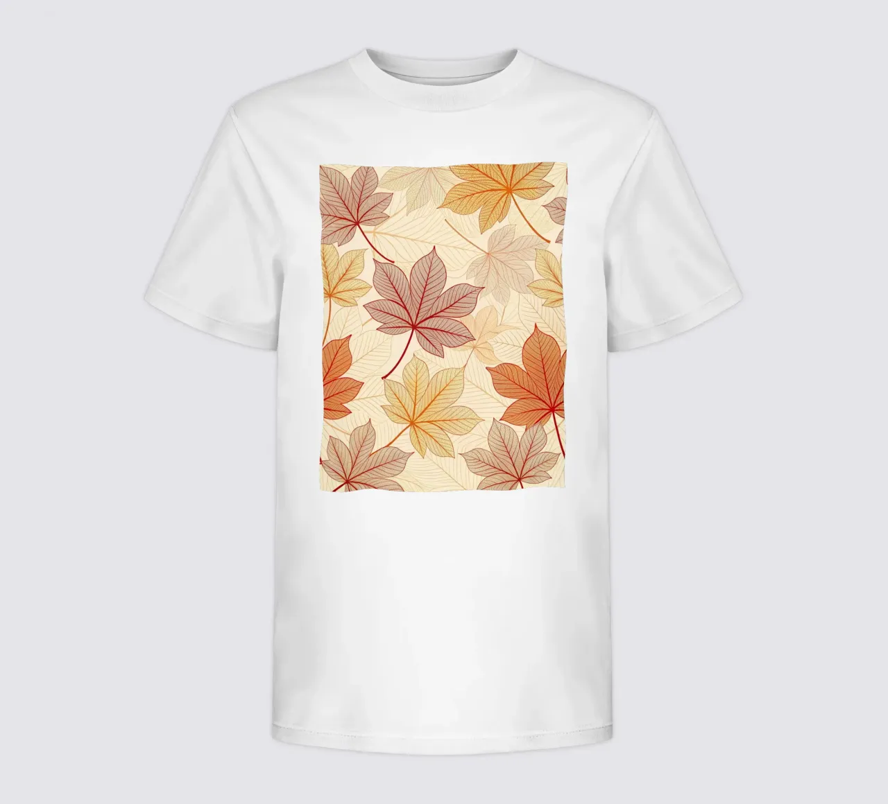 "Stampa digitale del motivo a foglie "Armonia d'autunno t-shirt bambini da Artistic-shop