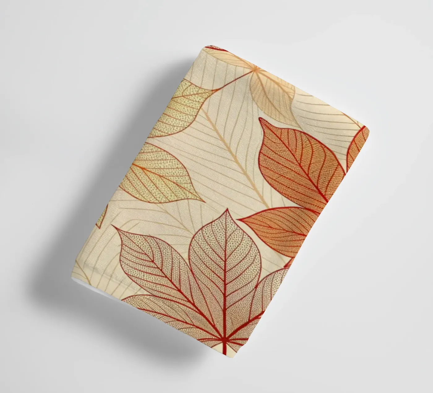 "Fall Harmony" Leaf Pattern Digital Print towel by Artistic-shop
