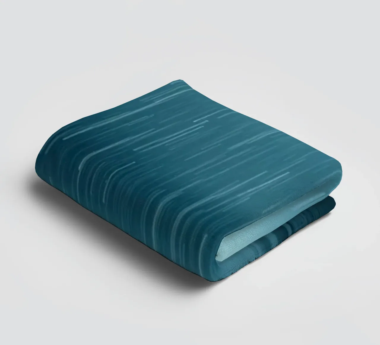 The Unveiling Cascade: A Luminous Downpour of Azure Serenity towel by Artistic-shop