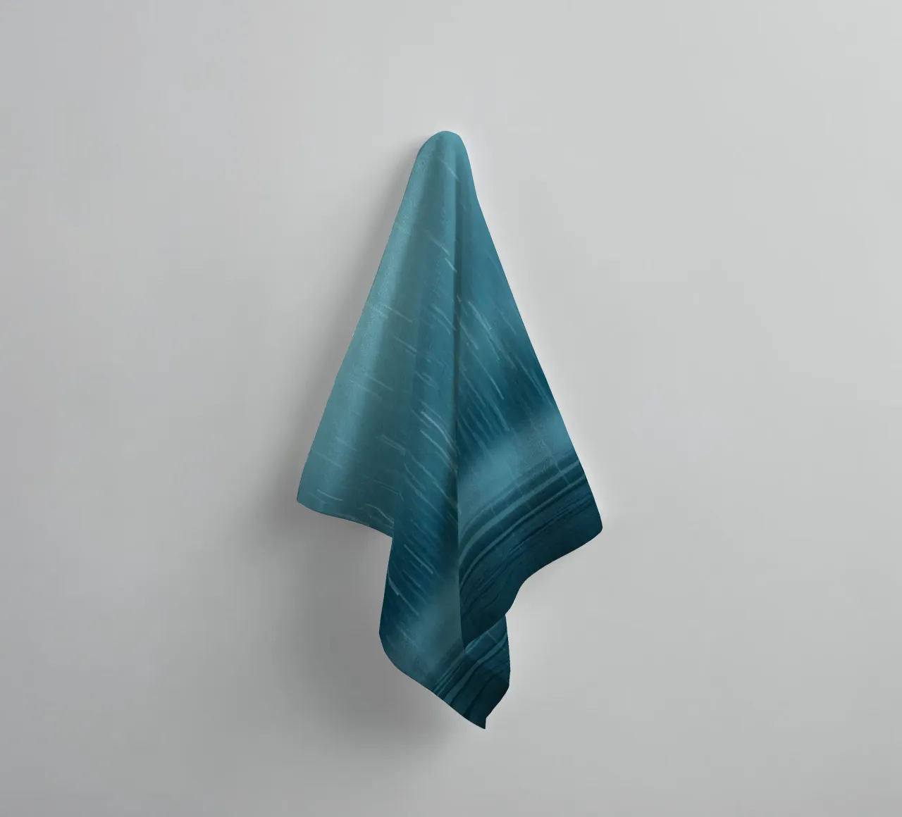 The Unveiling Cascade: A Luminous Downpour of Azure Serenity towel by Artistic-shop