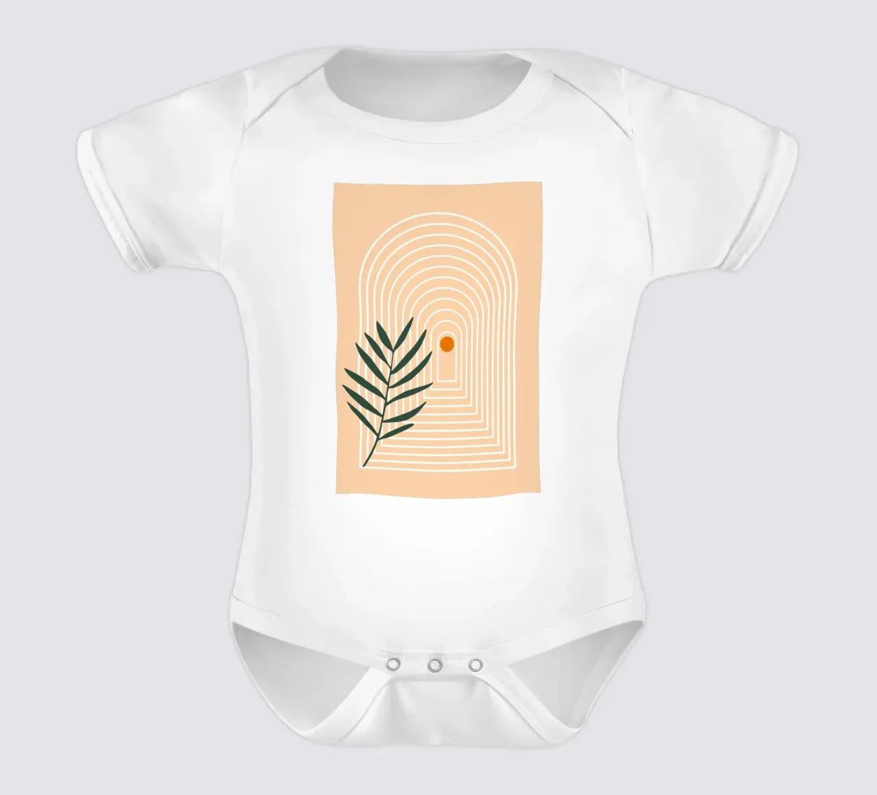 Boho Arc No. 1 body neonato maniche corte da pierosvisuals