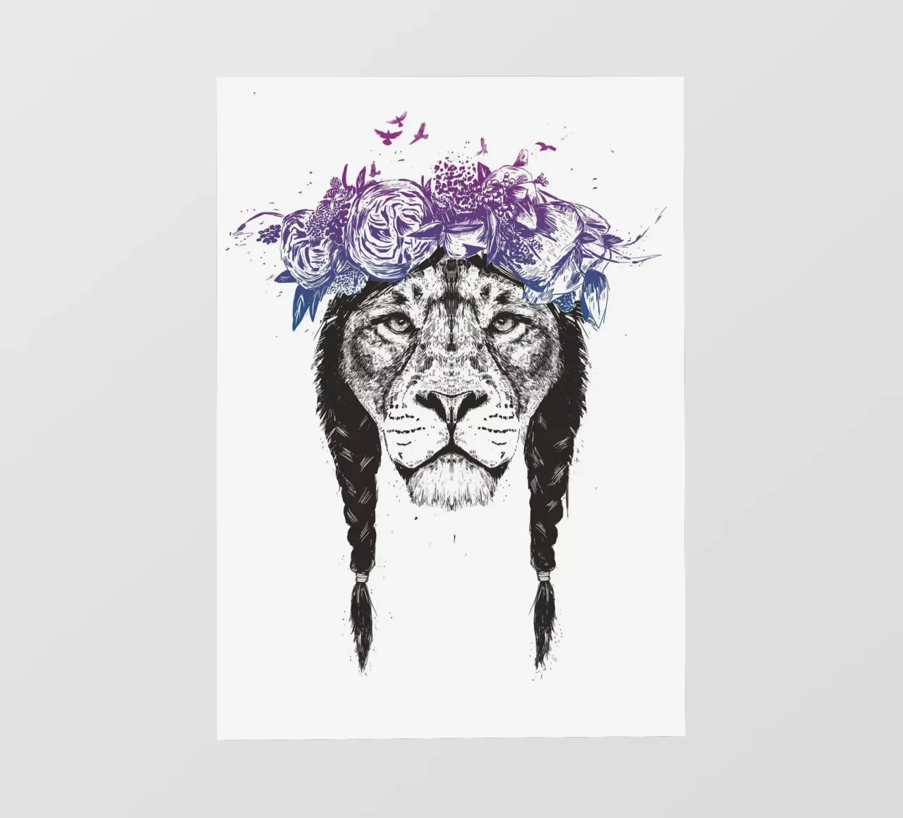 King of lions telo in pvc da Balazs Solti