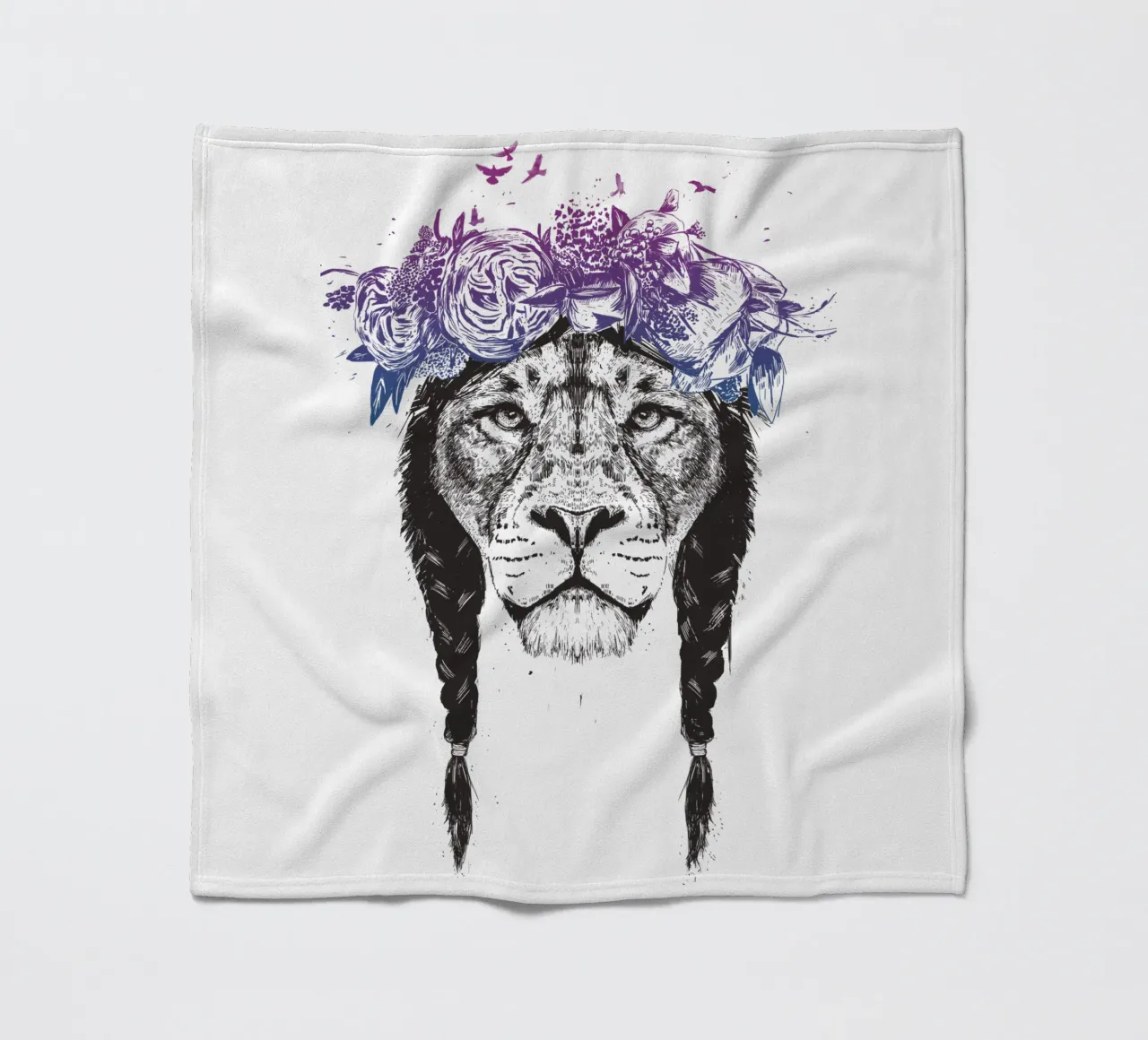 King of lions coperta in pile da Balazs Solti