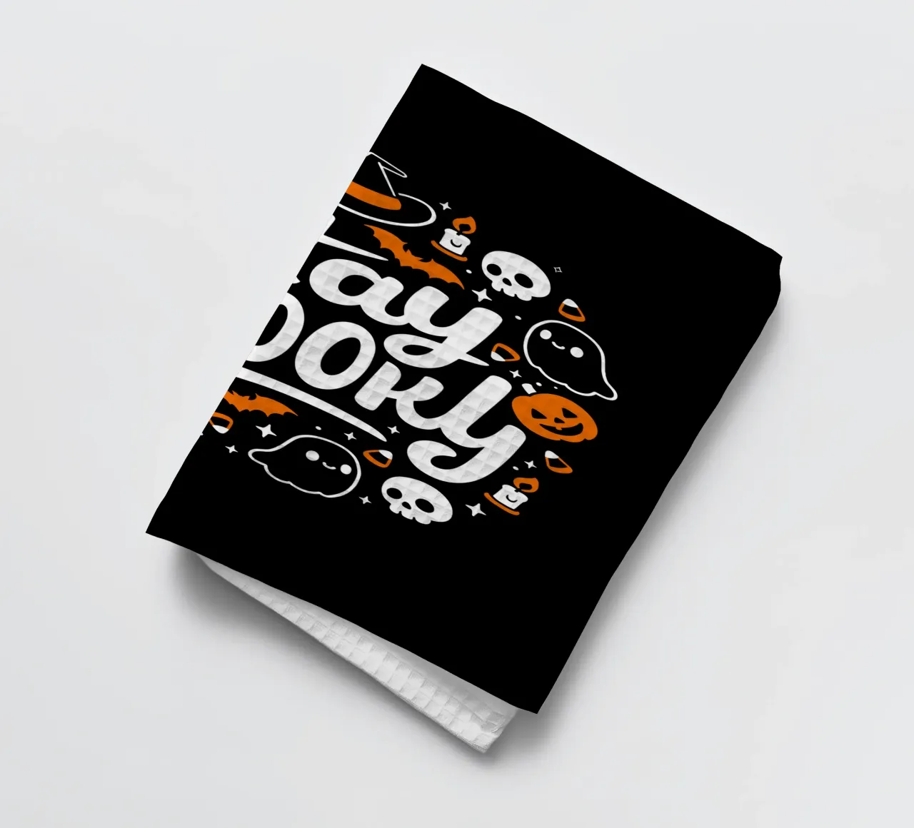 Restez effrayés - Halloween mignon torchon de LM2KONE