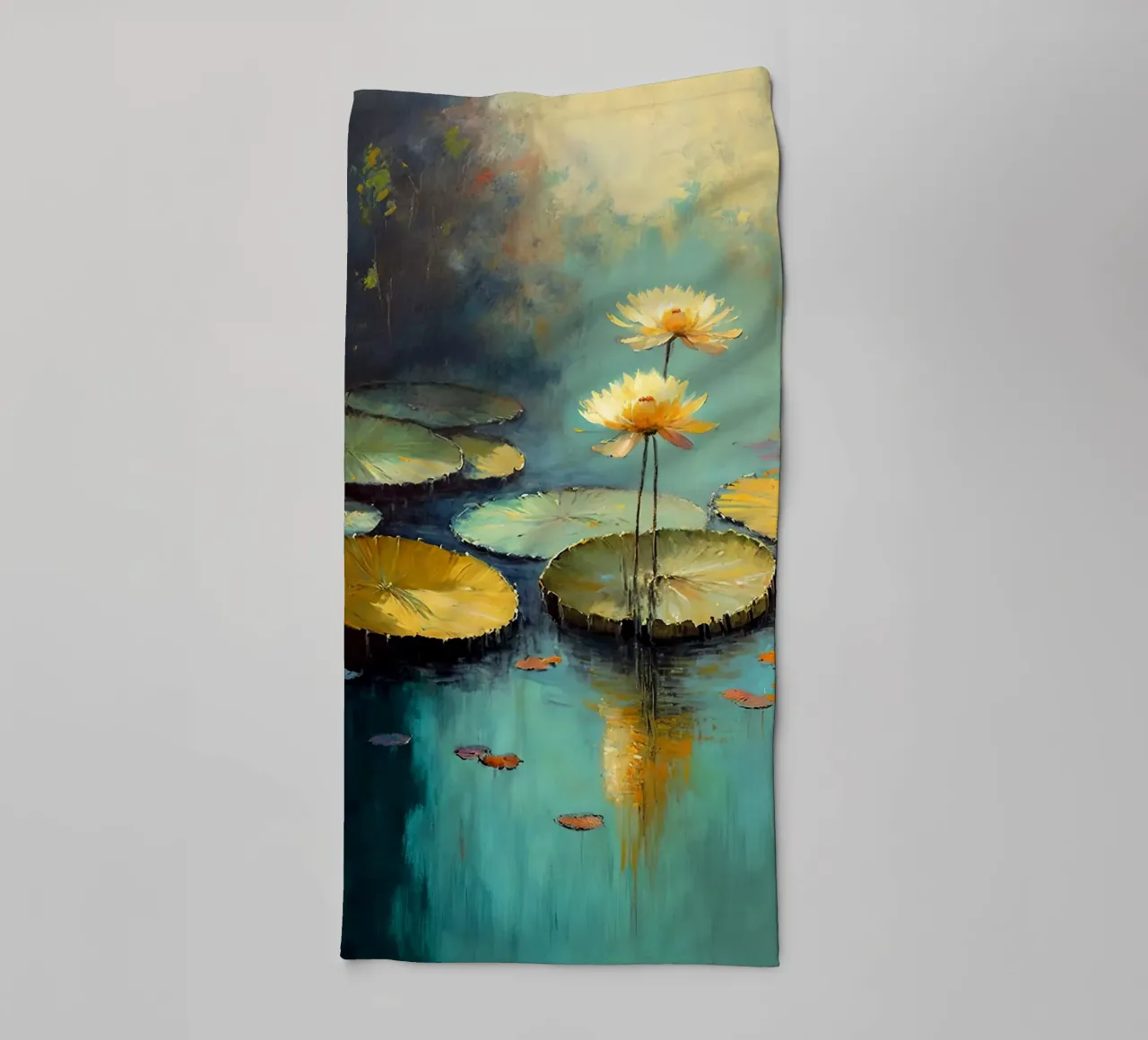 Water Lilies towel by treechild