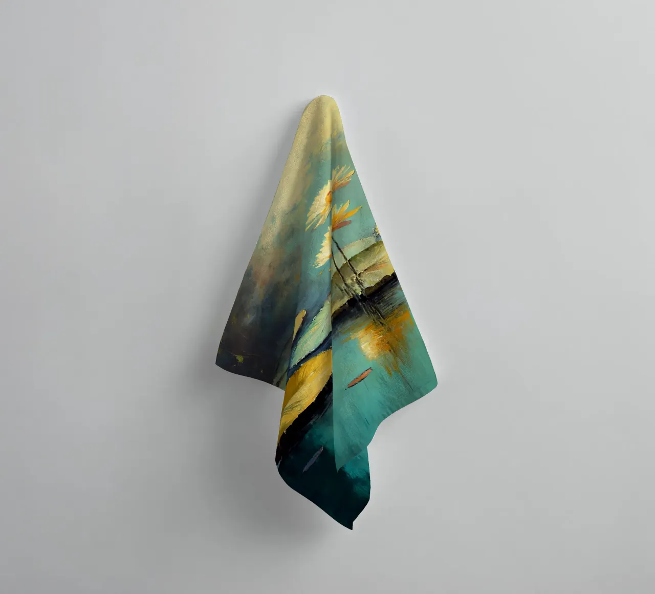 Water Lilies towel by treechild