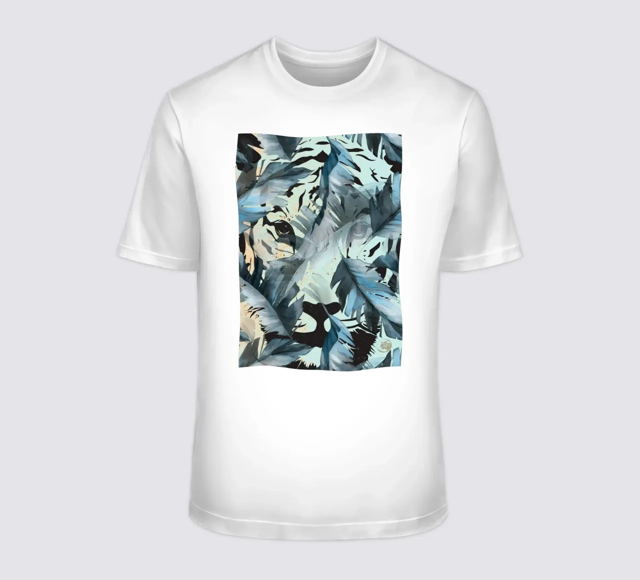 Tiger In The Jungle t-shirt da lazydaypaper