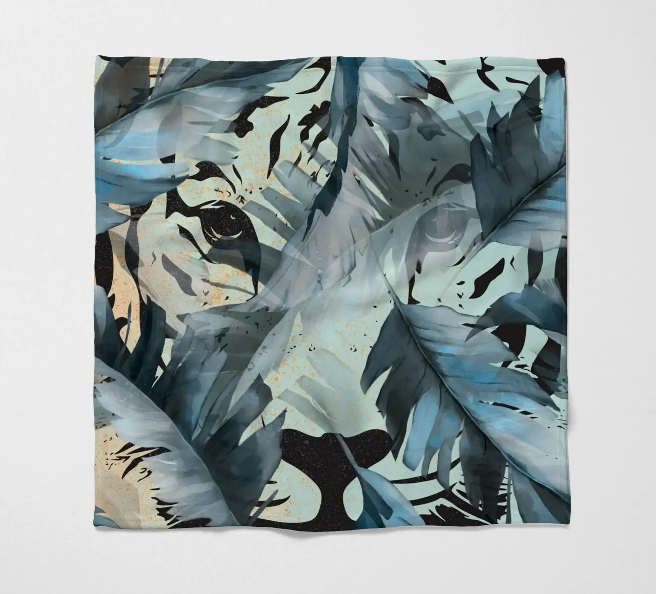 Tiger In The Jungle coperta in pile da lazydaypaper