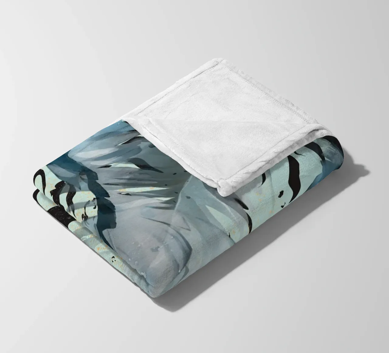 Tiger In The Jungle coperta in pile da lazydaypaper