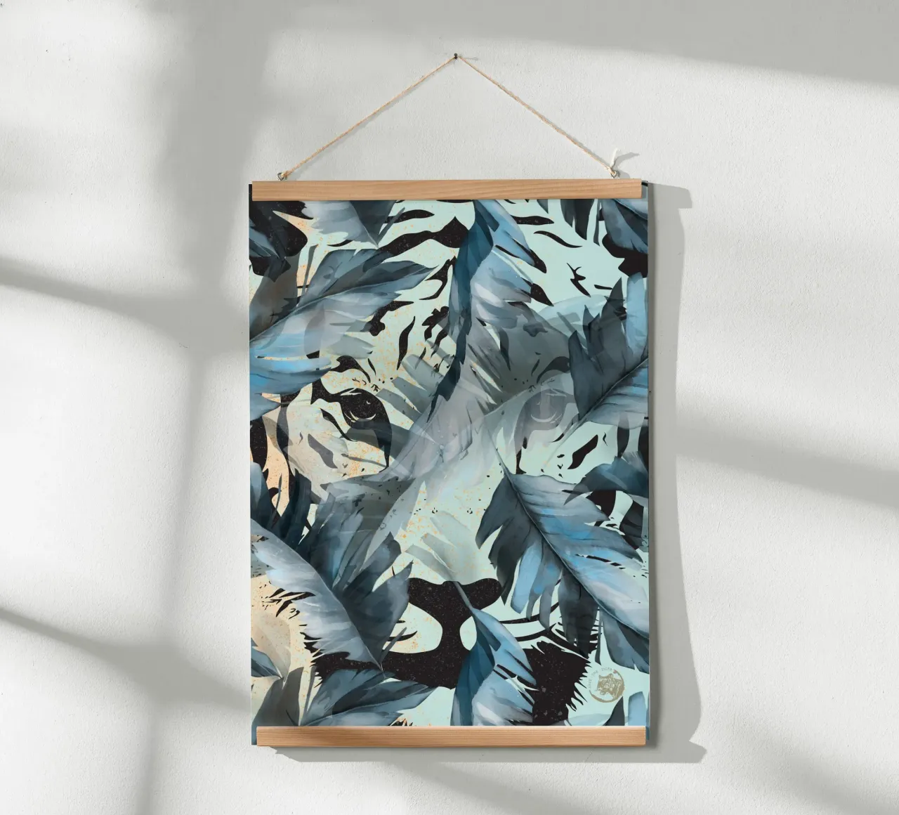 Tiger In The Jungle carta hahnemühle da lazydaypaper