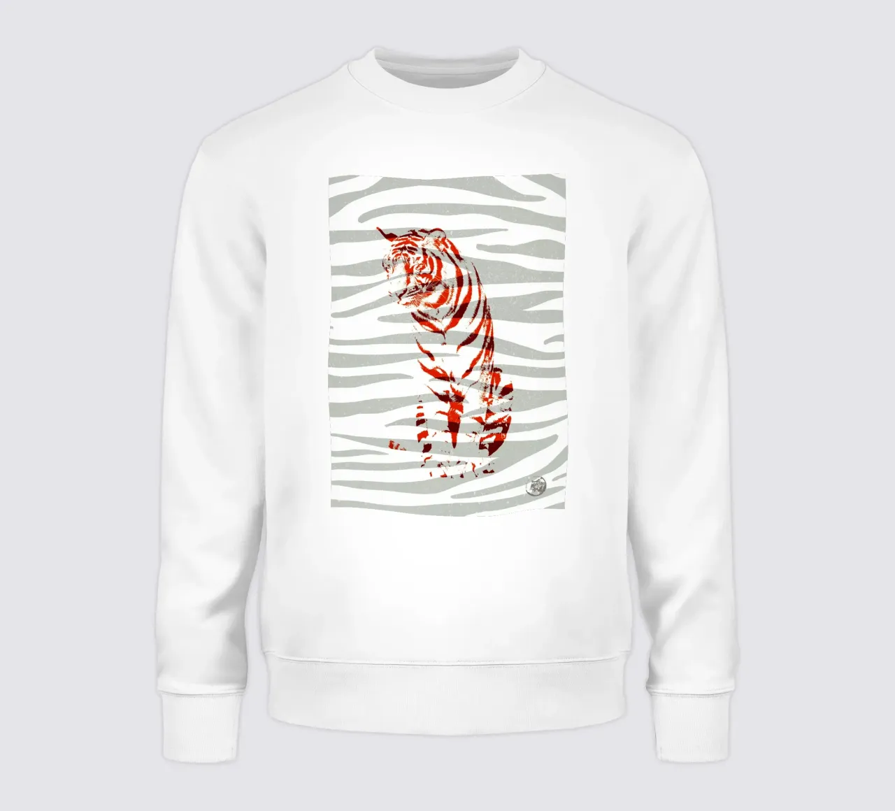 Tiger Red felpa da lazydaypaper