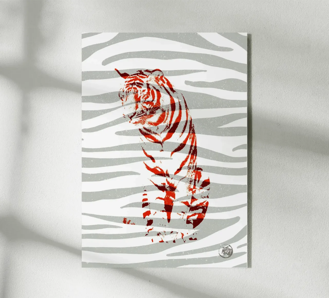 Tiger Red plexiglass da lazydaypaper
