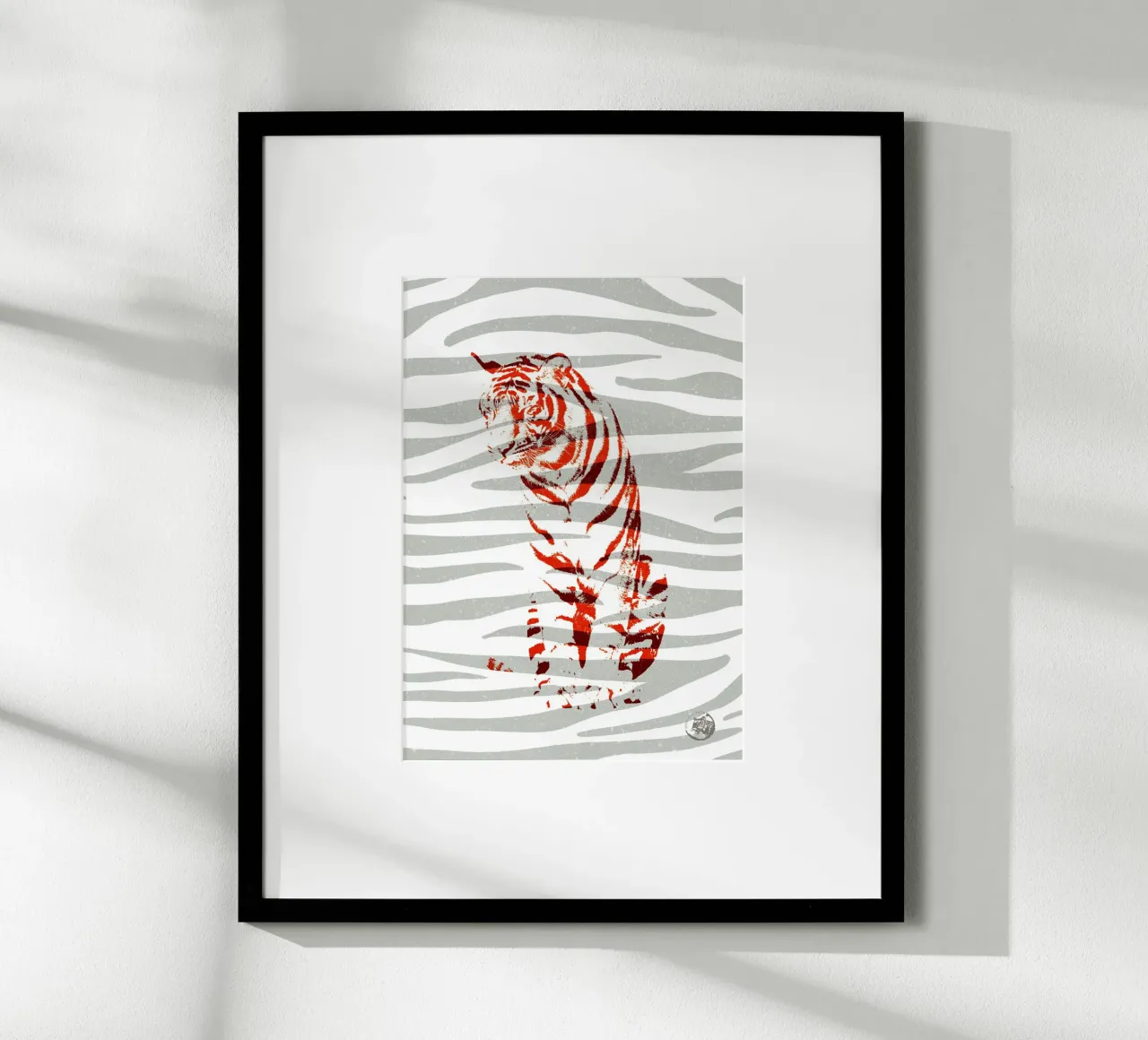 Tiger Red poster da lazydaypaper