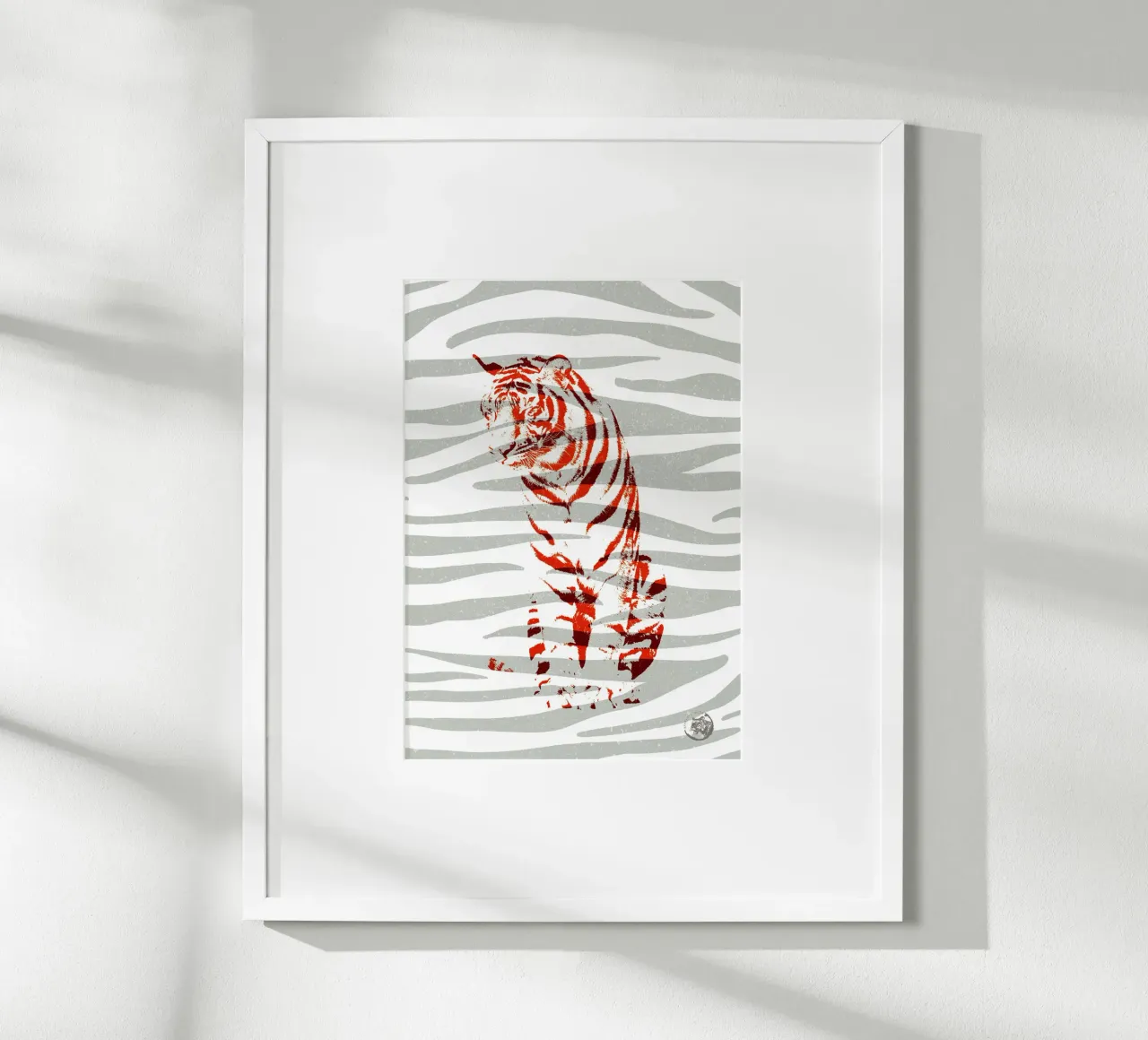 Tiger Red poster da lazydaypaper