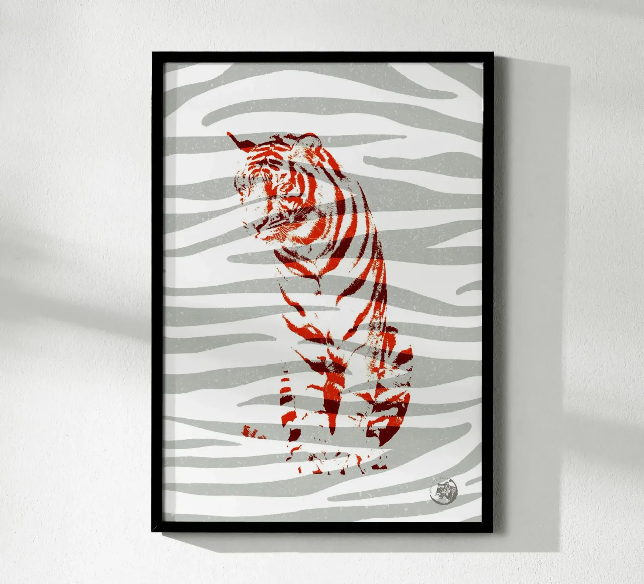 Tiger Red poster da lazydaypaper
