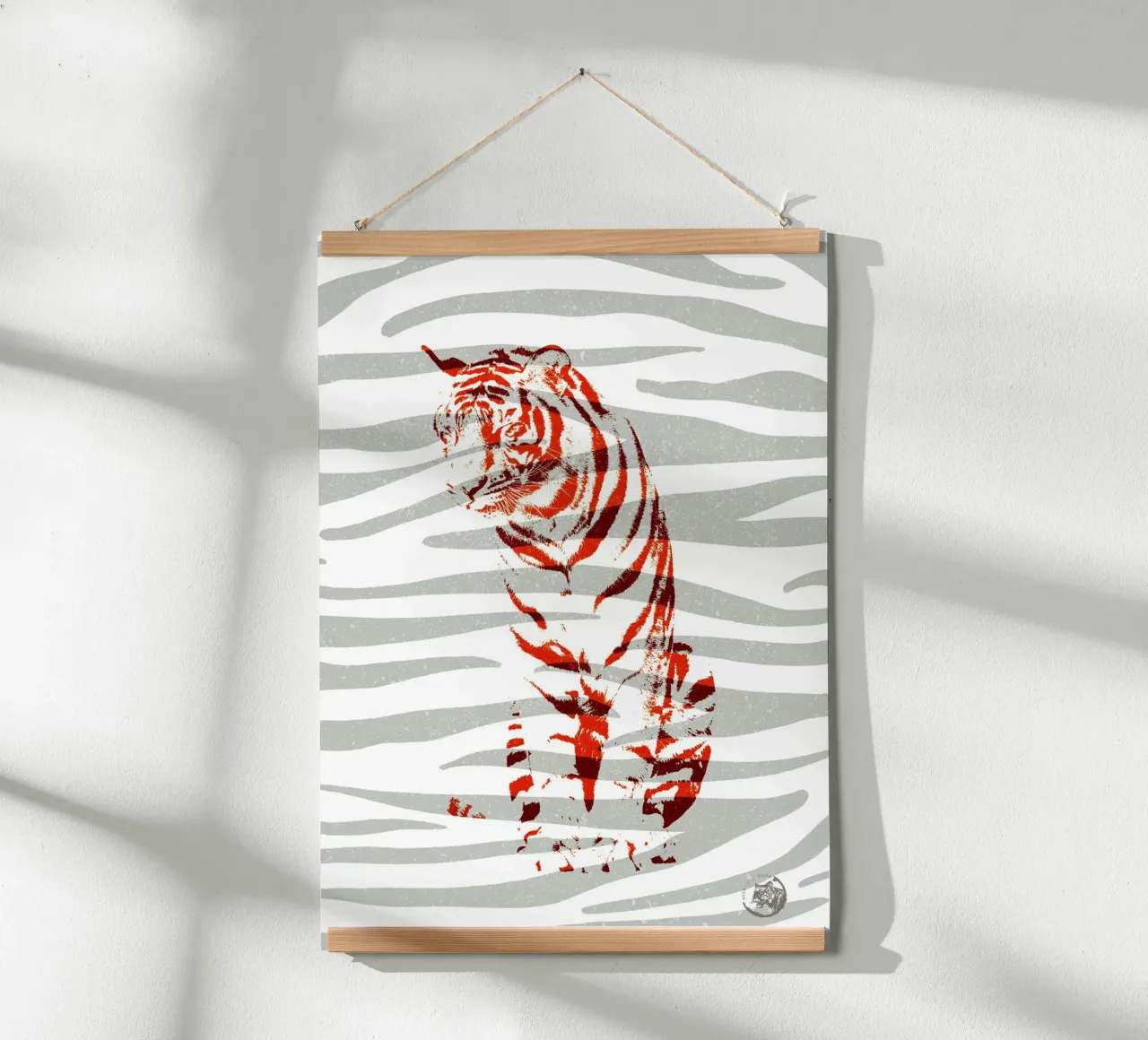Tiger Red poster da lazydaypaper