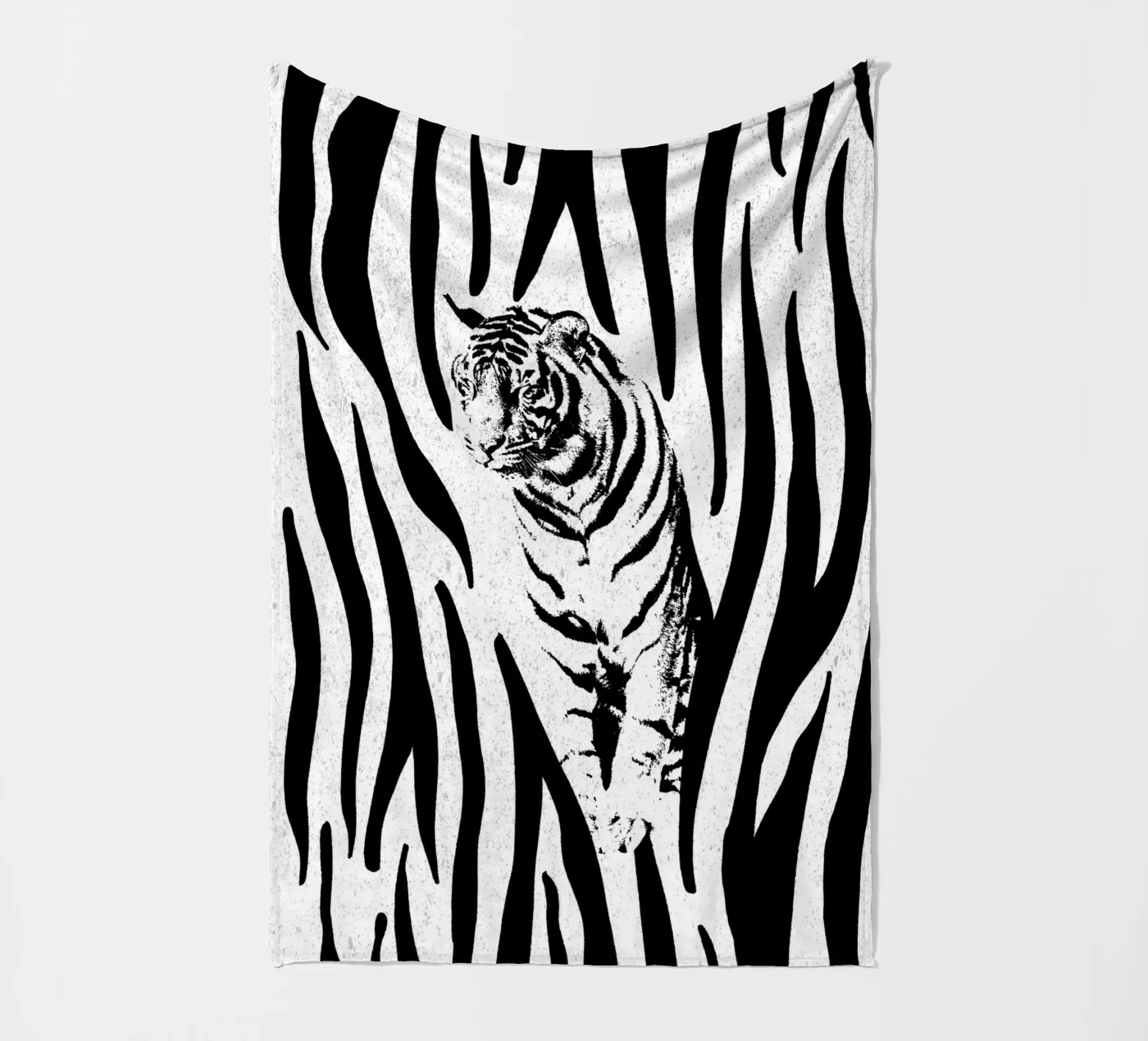 Tiger fleecedeken van lazydaypaper