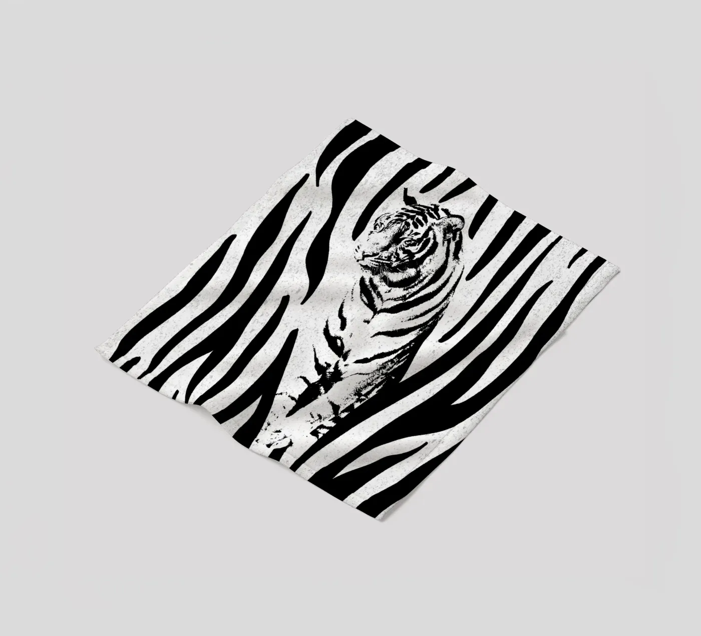 Tiger fleecedeken van lazydaypaper