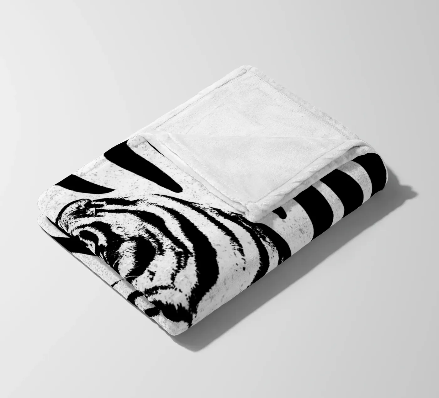 Tiger fleecedeken van lazydaypaper