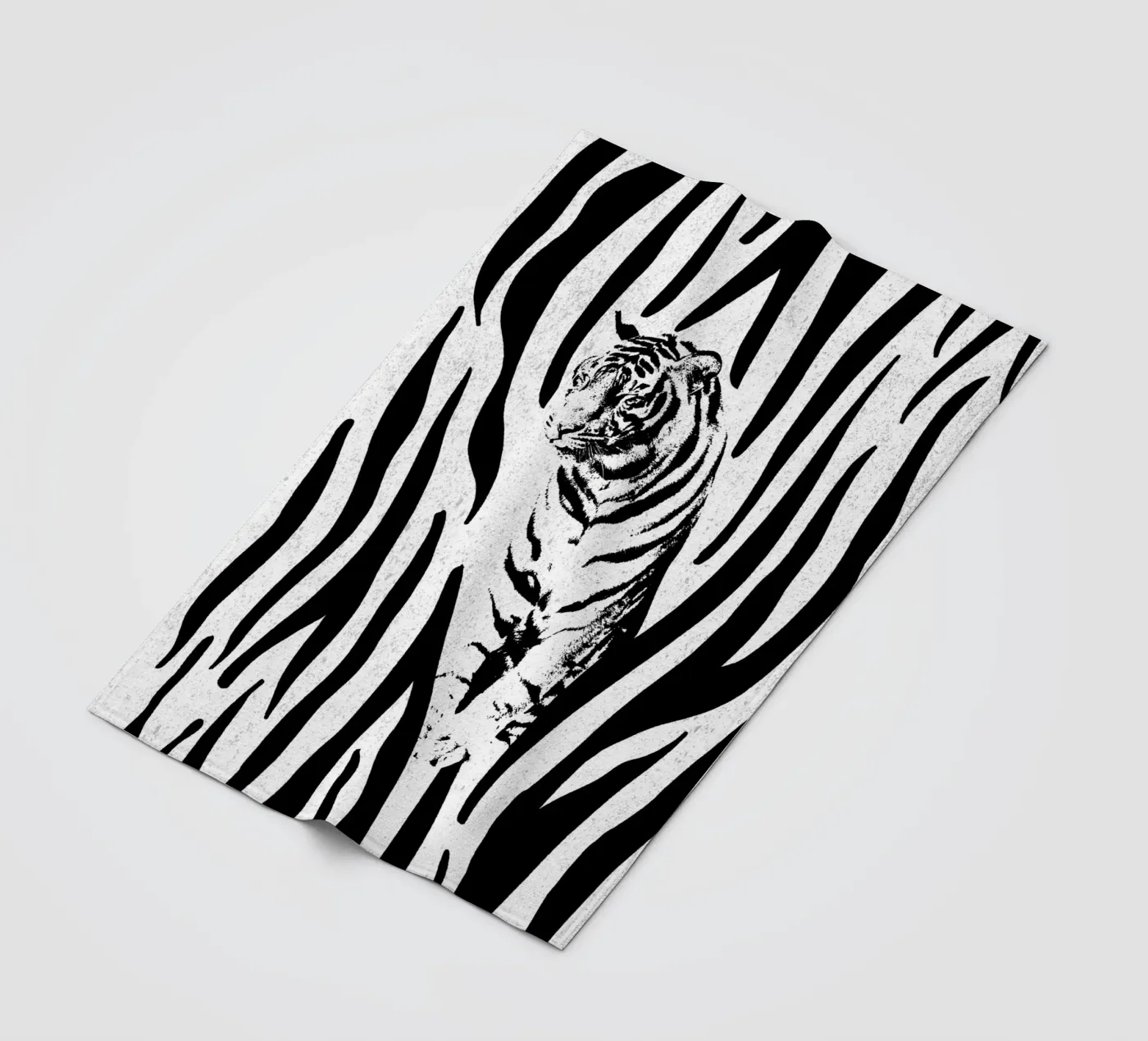 Tiger fleecedeken van lazydaypaper