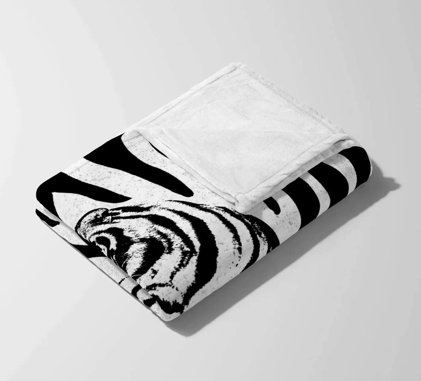 Tiger fleecedeken van lazydaypaper