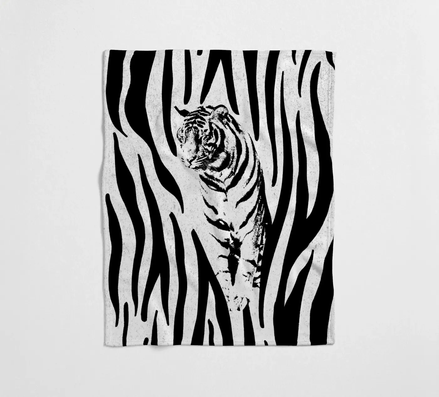 Tiger fleecedeken van lazydaypaper