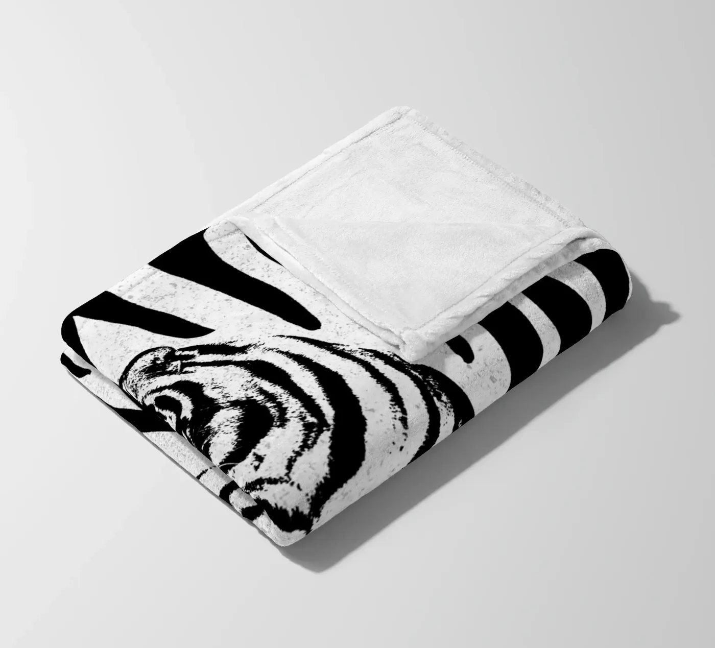 Tiger fleecedeken van lazydaypaper